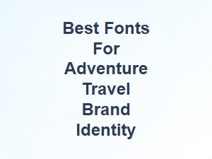 Bold Typography for an Adventurous Brand Identity