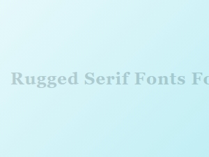 Rugged Serif Fonts for a Bold Mountain Expedition Brand Identity